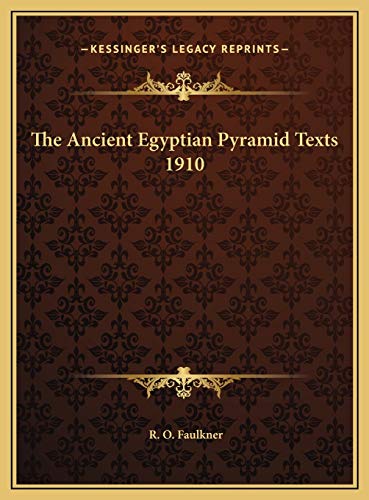 9781169789401: The Ancient Egyptian Pyramid Texts 1910