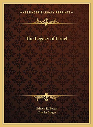 Beispielbild fr The Legacy of Israel : Essays zum Verkauf von Barnaby