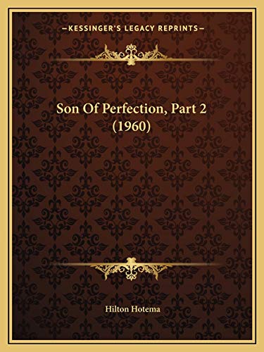 9781169829657: Son Of Perfection, Part 2 (1960)