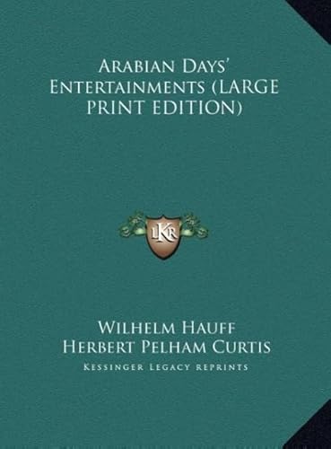 Arabian Days' Entertainments (9781169841888) by Hauff, Wilhelm