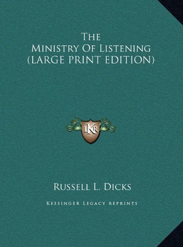 9781169945296: The Ministry of Listening