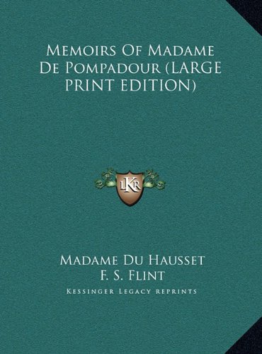 9781169947313: Memoirs of Madame de Pompadour