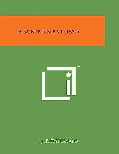 9781169978843: La Sainte Bible V1 (1867)