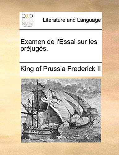 9781170056233: Examen de l'Essai sur les prjugs. (French Edition)