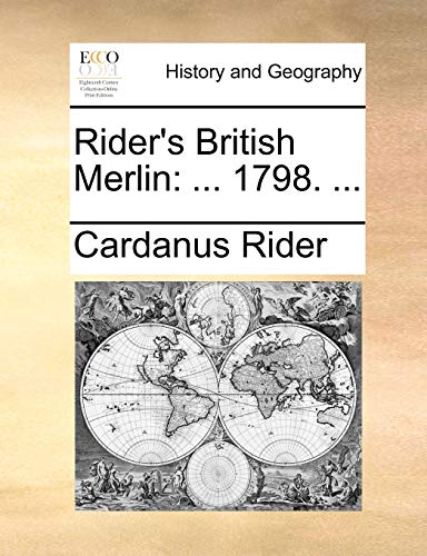 Imagen de archivo de Rider's British Merlin: . 1798. . a la venta por Lucky's Textbooks