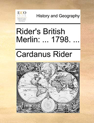 9781170094150: Rider's British Merlin: ... 1798. ...