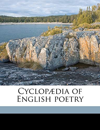 CyclopÃ¦dia of English poetry (9781172024490) by Campbell, Thomas