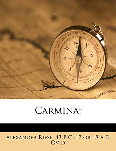 Stock image for Carmina; (Latin Edition) for sale by Ebooksweb