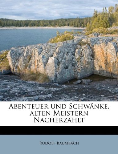 9781175389275: Abenteuer Und Schwanke, Alten Meistern Nacherzahlt