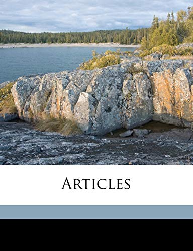 Articles (9781176202696) by Muir, John