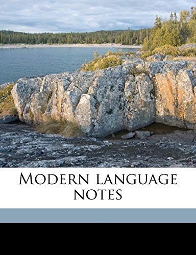 9781176848306: Modern language note, Volume 17