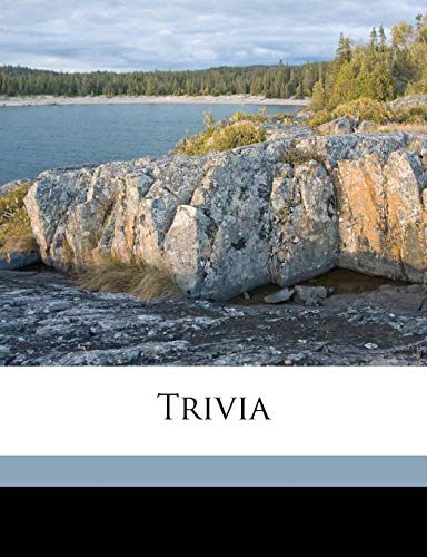 Trivia (9781177549363) by Smith, Logan Pearsall