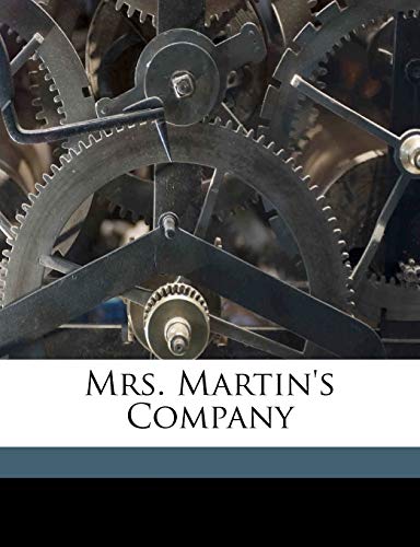 Mrs. Martin's Company (9781178034639) by Barlow, Jane