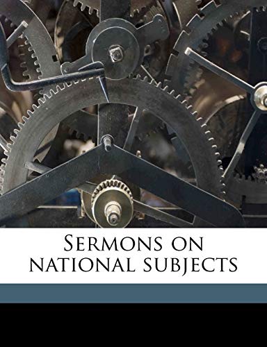 Sermons on national subjects (9781178160635) by Kingsley, Charles
