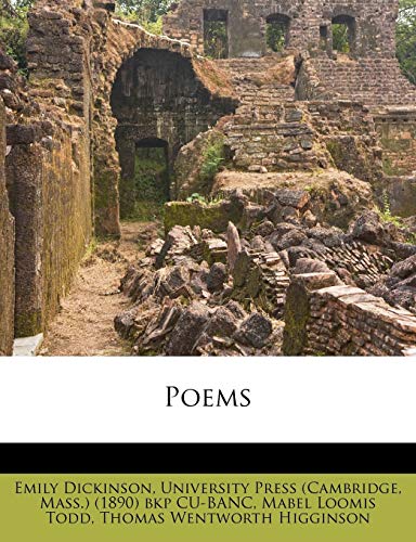 Poems (9781179992358) by Dickinson, Emily; Todd, Mabel Loomis