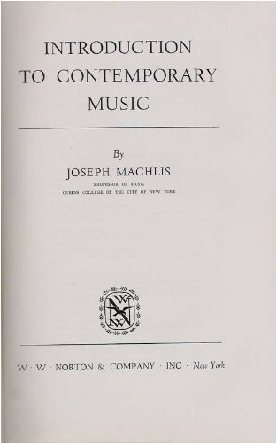 9781199111074: Introduction to Contemporary Music.