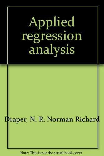 9781199147219: Applied Regression Analysis