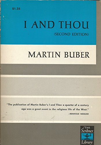 Stock image for I AND THOU Buber, Martin for sale by Vintage Book Shoppe