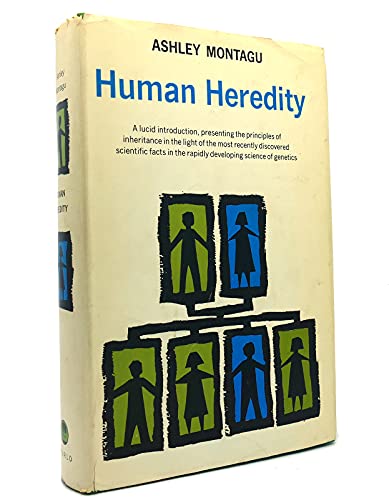 Human heredity (9781199327567) by Montagu, Ashley