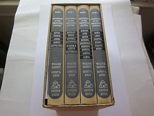 Imagen de archivo de Philosophy in the Twentieth Century: An Anthology (4 Volume Set) a la venta por Half Price Books Inc.