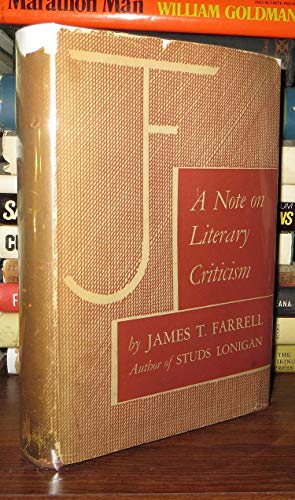 A note on literary criticism, (9781199724472) by FARRELL, James T.