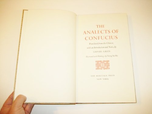 9781199838643: The Analects of Confucius