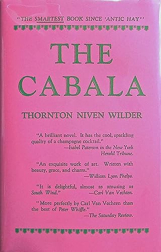 The Cabala (9781199860903) by Thornton Wilder