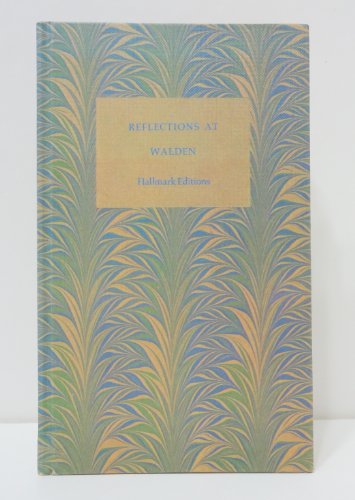 Imagen de archivo de Reflections at Walden: Selected writings a la venta por HPB Inc.