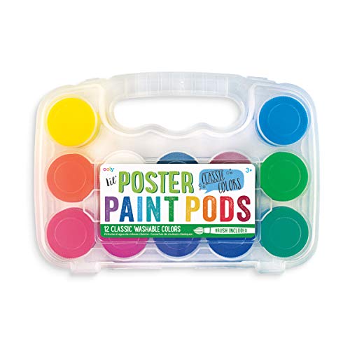 9781223083087: Lil Paint Pods - Set of 12 - Poster Paint + Brush