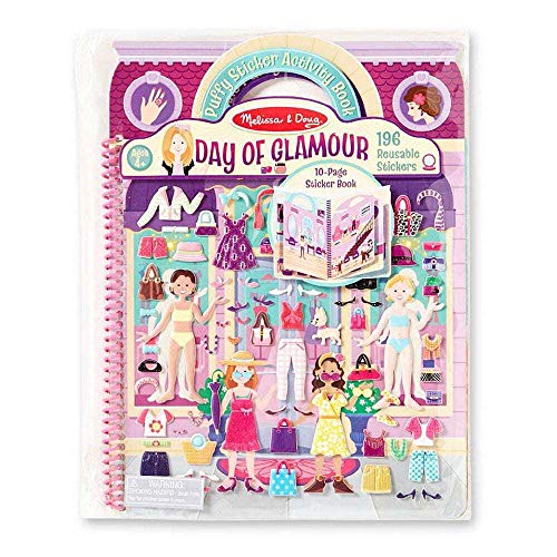 Stock image for Deluxe Puffy Sticker Album - Day of Glamour for sale by GF Books, Inc.