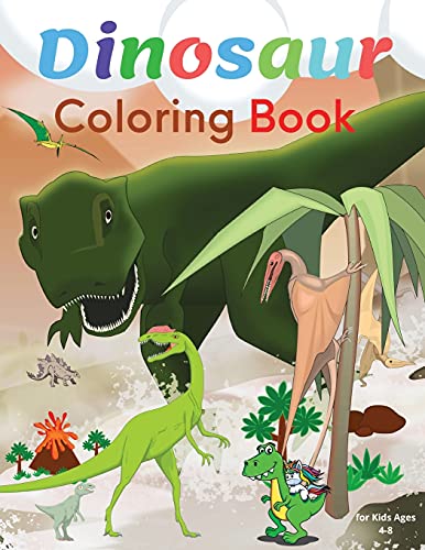 Stock image for Dinosaur Coloring Book for Kids: The Ultimate Collection of Dinosaur Coloring Pages for Kids, Great Gift for Boys & Girls, Ages 4-8, Coloring Book wit for sale by Buchpark