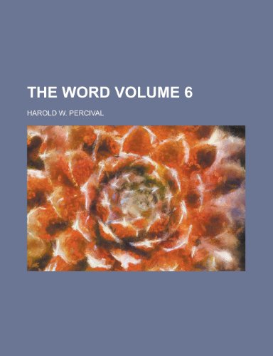 Stock image for The Word Volume 6 for sale by Revaluation Books