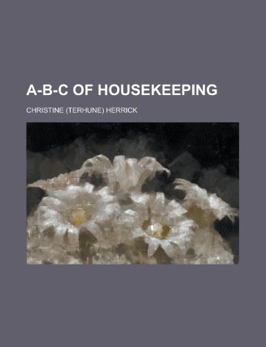 A-B-C of Housekeeping