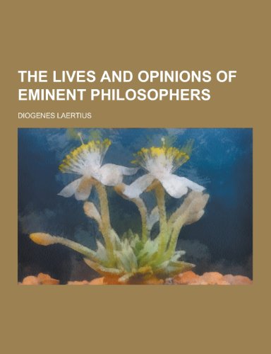 9781230216997: The Lives and Opinions of Eminent Philosophers