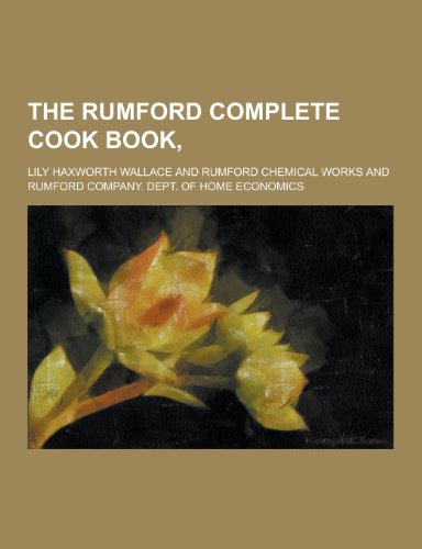 9781230245737: The Rumford Complete Cook Book,