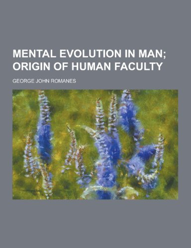 Imagen de archivo de Mental Evolution in Man a la venta por ThriftBooks-Dallas