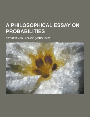 9781230305974: A Philosophical Essay on Probabilities