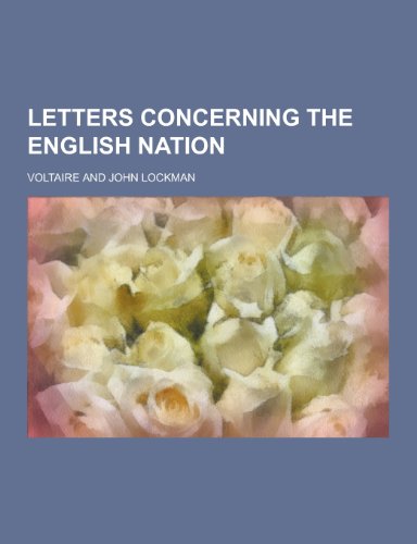 9781230316116: Letters Concerning the English Nation