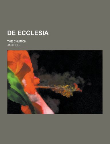 9781230355023: de Ecclesia; The Church