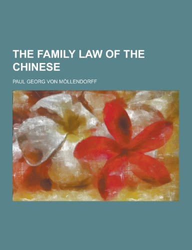 9781230386317: The Family Law of the Chinese