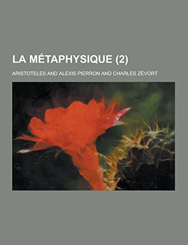 9781230739519: La Metaphysique (2 )