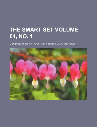 The Smart set Volume 64, no. 1 (9781231038970) by George Jean Nathan