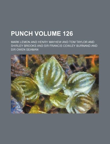 Punch Volume 126 (9781231089743) by Mark Lemon