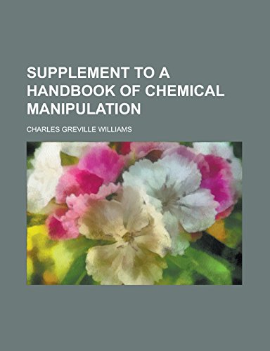 9781231183809: Supplement to a Handbook of Chemical Manipulation