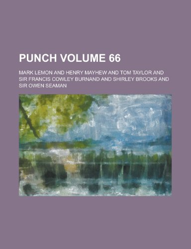 Punch Volume 66 (9781231815557) by Mark Lemon