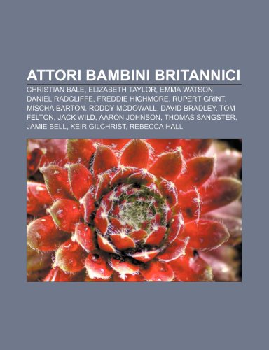 Stock image for Attori Bambini Britannici: Christian Bal for sale by Kennys Bookstore