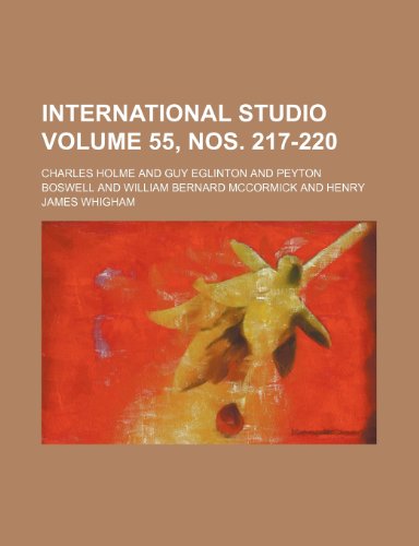 International studio Volume 55, nos. 217-220 (9781232412199) by Charles Holme