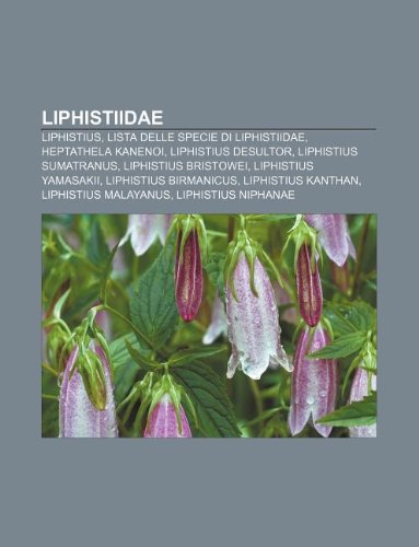 9781232628576: Liphistiidae: Liphistius, Lista Delle Specie Di Liphistiidae, Heptathela Kanenoi, Liphistius Desultor, Liphistius Sumatranus