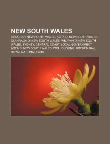 9781233922062: New South Wales: Geografi New South Wales, Kota Di New South Wales, Olahraga Di New South Wales, Wilayah Di New South Wales, Sydney
