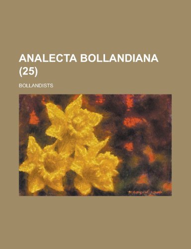9781234474034: Analecta Bollandiana (25 )